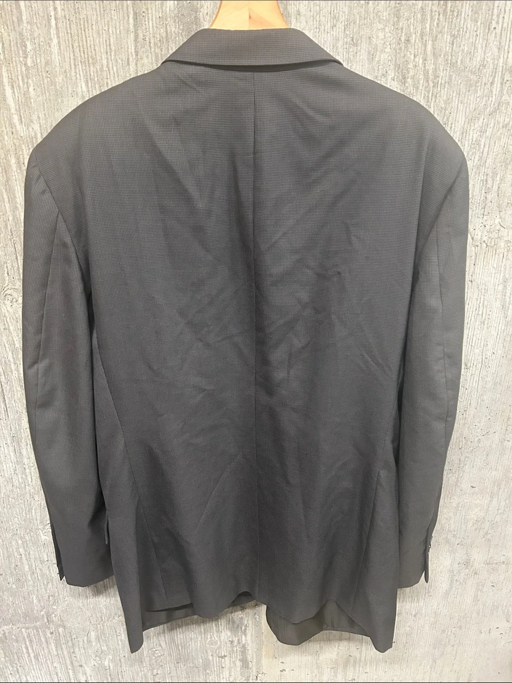 Jones New York Marshall Fields Charcoal Gray Men's Sport Coat 100% Wool 46R